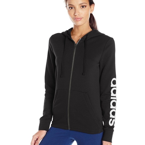 adidas linear hoodie